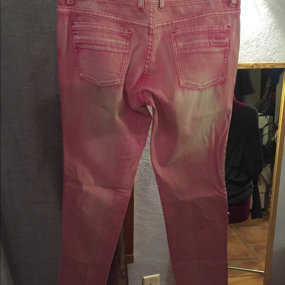 Element hot pink, acid wash skinny jeans size 9 - Picture 4 of 4